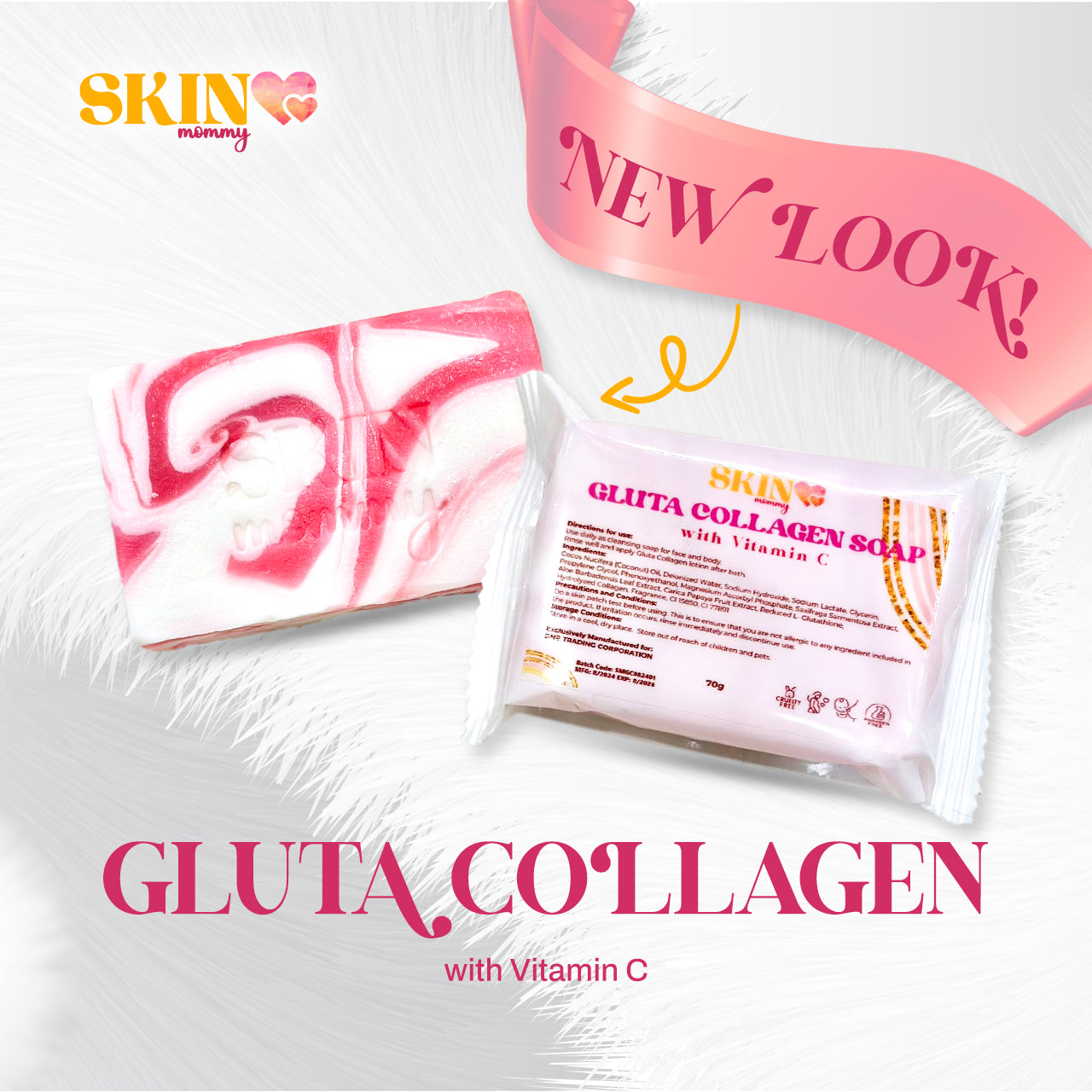B1T1 Gluta Collagen Soap with Vitamin C