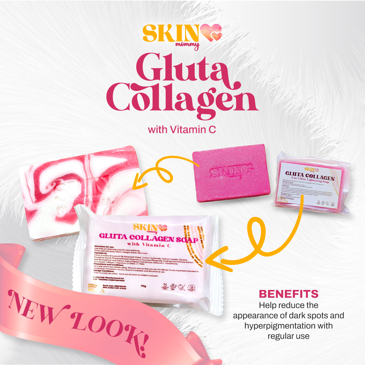 B1T1 Gluta Collagen Soap with Vitamin C